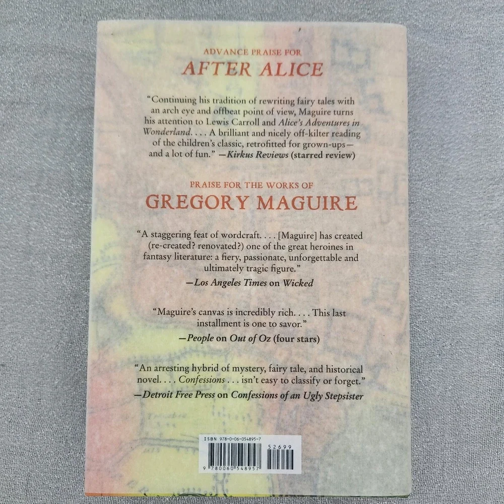 After Alice Gregory Maguire Hardcover Novel Alice in Wonderland Retelling 2015